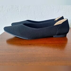 Semwiss Women's Pointed Toe Flats, Elegant Comfortable Knitted Flats Size 7